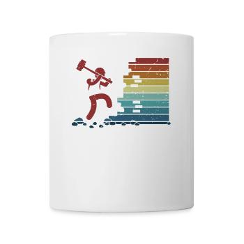Démolition rétro Entrepreneur Maison Démolisseur Maison - Mug blanc - blanc - Devant