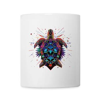 Tortue - Mug blanc - blanc - Devant