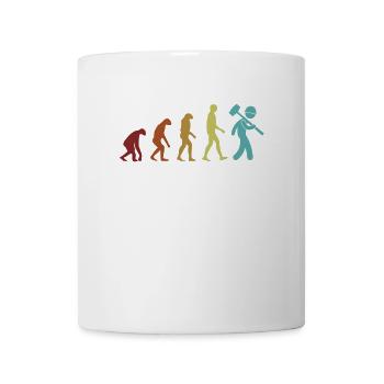 Hausabriss Evolution Heimwerkerhaus - Tasse - Weiß - Vorne