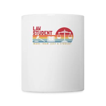 Law Student more than a Student Law School Law - Mug - white - Front