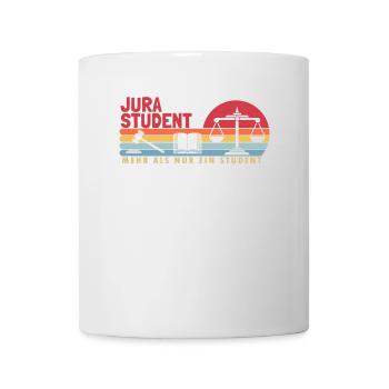 Jurastudent mehr als ein Student University Law - Mug - white - Front