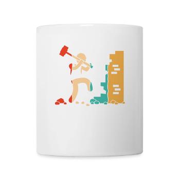 Maison Démolisseur Démolition Entrepreneur Experts Maison - Mug blanc - blanc - Devant