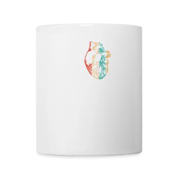 Heart Surgery Logo Emblem Pacemakers Open Heart - Mug - white - Front