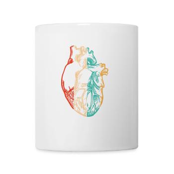 Retro-Katheter-Transplantations-Herzschrittmacher Offenes Herz - Tasse - Weiß - Vorne