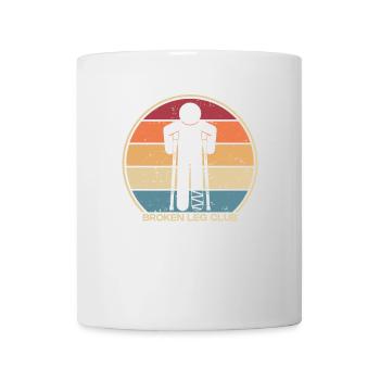 Jambe cassée Club Os cassé Os du doigt cassé - Mug blanc - blanc - Devant