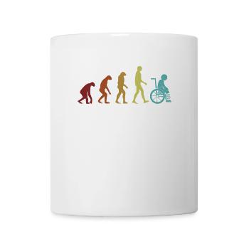 Evolution Gebrochener Finger Gebrochener Arm Bein Chirurg - Tasse - Weiß - Vorne