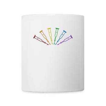 Bone Fracture LGBT Rainbow Broken Bone Surgeon - Mug - white - Front