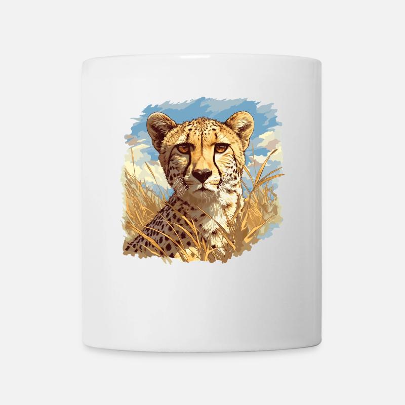 Cheetah Geparde Gepard - Tasse - Weiß