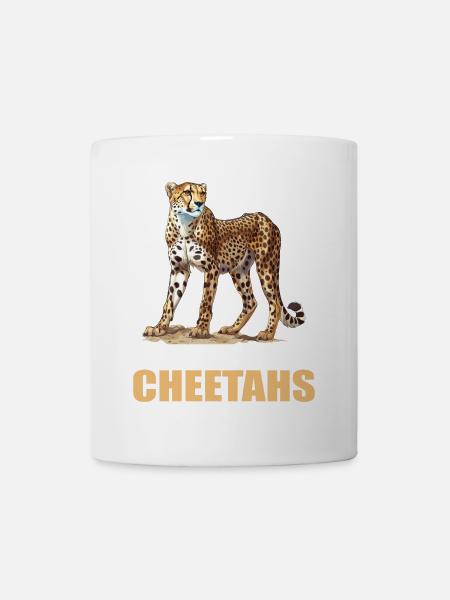 Cheetah Geparde Gepard - Tasse - Weiß