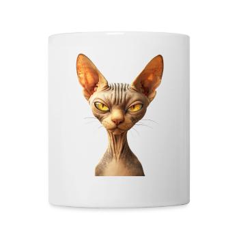 Chat Sphynx Chat Sphynx Chat Canadien Mignon Sphinx - Mug blanc - blanc - Devant