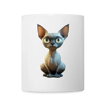 Chat Sphynx Chat Sphynx Chat Canadien Mignon Sphinx - Mug blanc - blanc - Devant