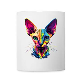 Chat Sphynx Chat Sphynx Chat Canadien Mignon Sphinx - Mug blanc - blanc - Devant