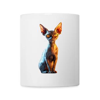 Sphynx Katze Sphynxkatze Canadian Cat Süße Sphinx - Tasse - Weiß - Vorne