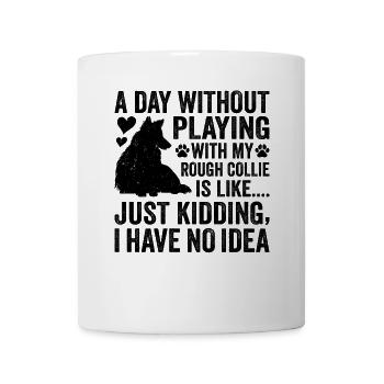 Rough Collie Dog Funny Rough Collie - Mug - white - Front
