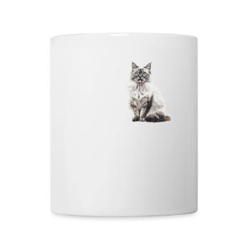Cat, I'm just talking to my Siberian today - Mug - white - Front