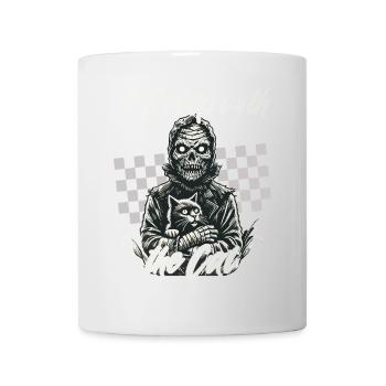 gruseliHalloween: A scary with the cat - Mug - white - Front