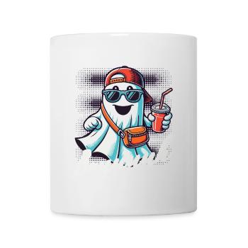 Unheimliches Halloween Gespenst Bruh - Tasse - Weiß - Vorne