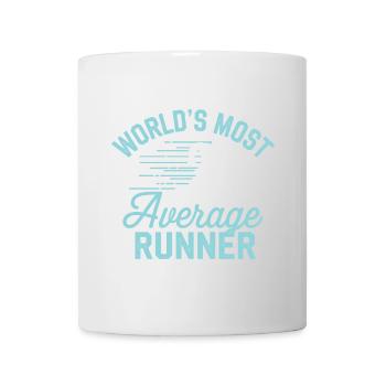 Worlds most average runner Funny jogging saying - Mug - white - Front