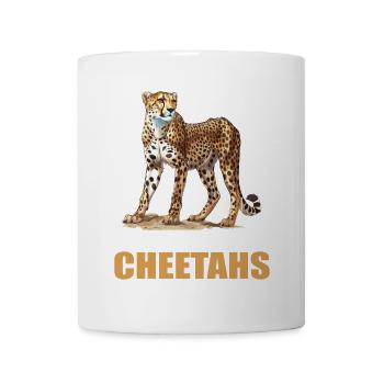 Cheetah Geparde Gepard - Tasse - Weiß - Vorne