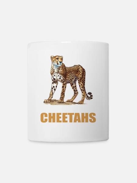 Cheetah Geparde Gepard - Tasse - Weiß