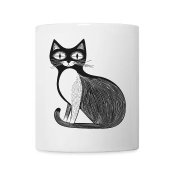 Cat - Mug - white - Front