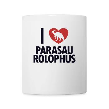 I love Parasaurolophus Dinosaur Lover - Mug - white - Front