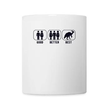 Good Better Best Parasaurolophus Dinosaur - Mug - white - Front
