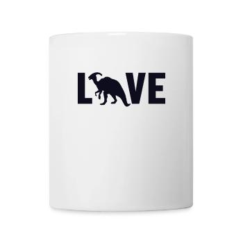 Parasaurolophus Love Dinosaur Hadrosauridae - Mug - white - Front
