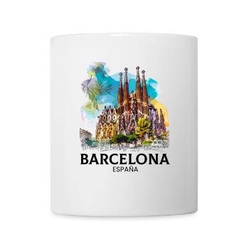 barcelona spain espana - Tasse - Weiß - Vorne