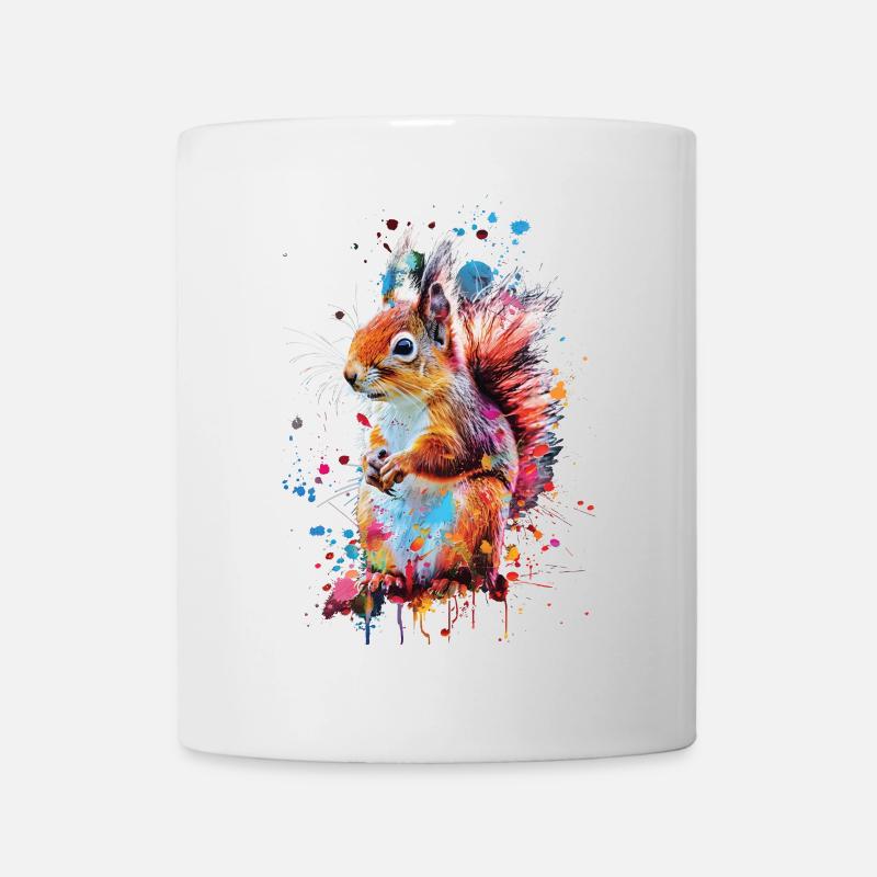Eichhörnchen - Tasse - Weiß