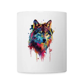 Wolf - Tasse - Weiß - Vorne