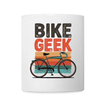 Bike Geek Retro Vibes - Mug blanc - blanc - Devant