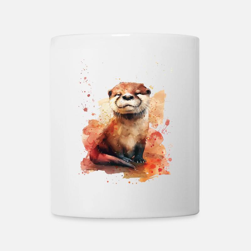 Otter - Tasse - Weiß