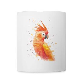 Perroquet - Mug blanc - blanc - Devant