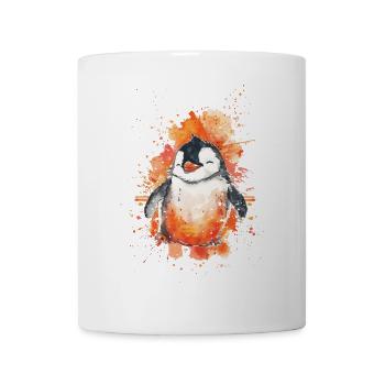 Pinguin - Tasse - Weiß - Vorne