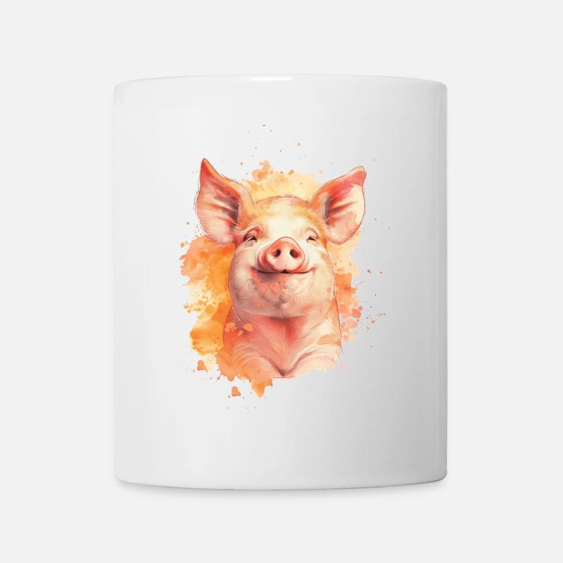 Cochon - Mug blanc - blanc