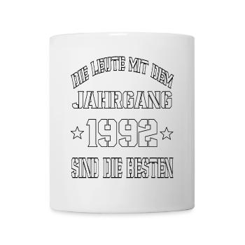 Die Leute mit dem Jahrgang 1992 - Tasse - Weiß - Vorne