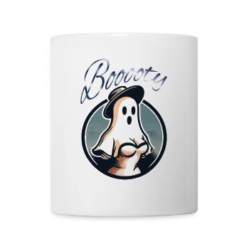 Lustiges Halloween Booty Geistermotiv - Tasse - Weiß - Vorne