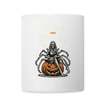 Funny Halloween With Thick Thigh - Mug - white - Front