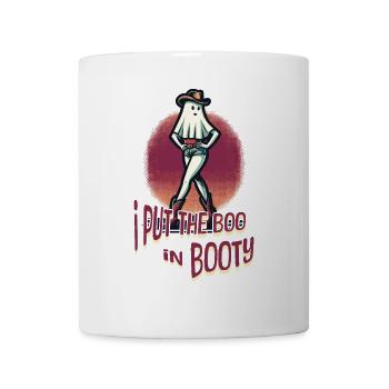 Lustiges Halloween Girl: I Put The Boo In Booty - Tasse - Weiß - Vorne