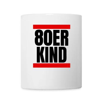 80er Kind - Tasse - Weiß - Vorne