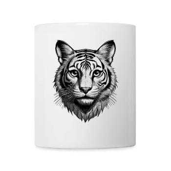 Abenteuer in der Wildnis: Tiger-T-Shirt - Tasse - Weiß - Vorne