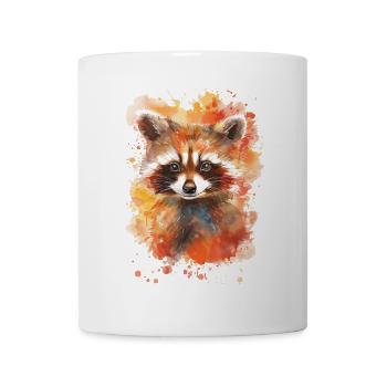 Raton laveur - Mug blanc - blanc - Devant