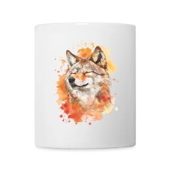 Wolf - Tasse - Weiß - Vorne