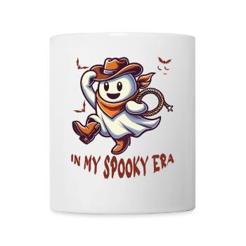 Fantôme d’Halloween à mon époque effrayante - Mug blanc - blanc - Devant