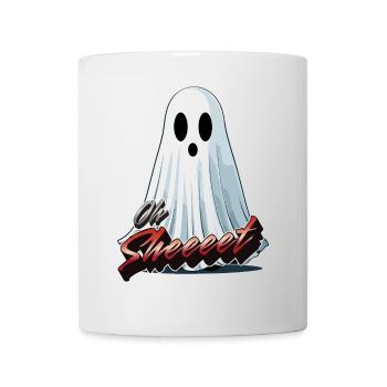 Oh Sheet Ghost Drôle Halloween Fun - Mug blanc - blanc - Devant