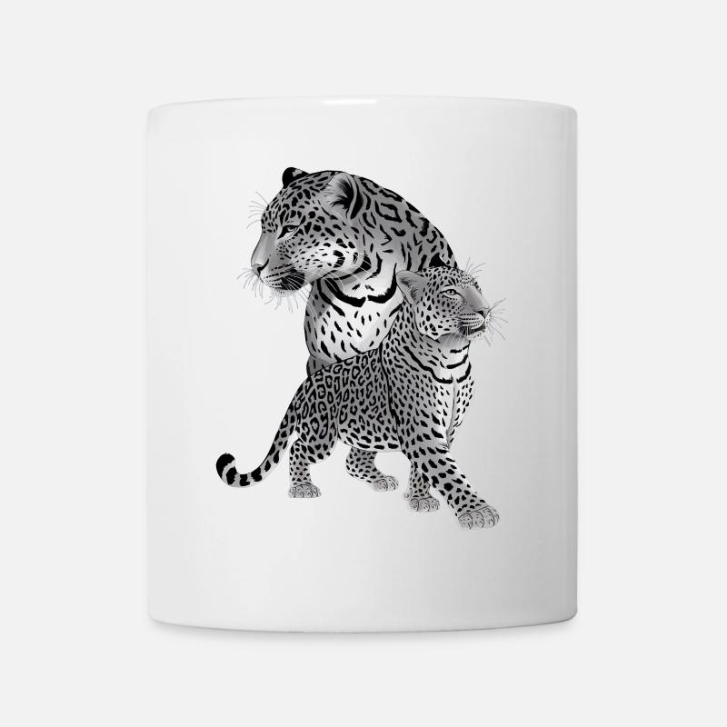 Leopard - Tasse - Weiß