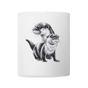 Otter - Tasse - Weiß - Vorne