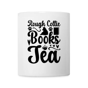 Rough Collie Books Tea - Rough Collie Dog Lover - Mug - white - Front