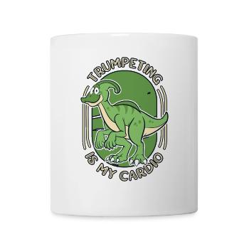 Trumpeting Is My Cardio Hadrosauridae Lover - Mug - white - Front